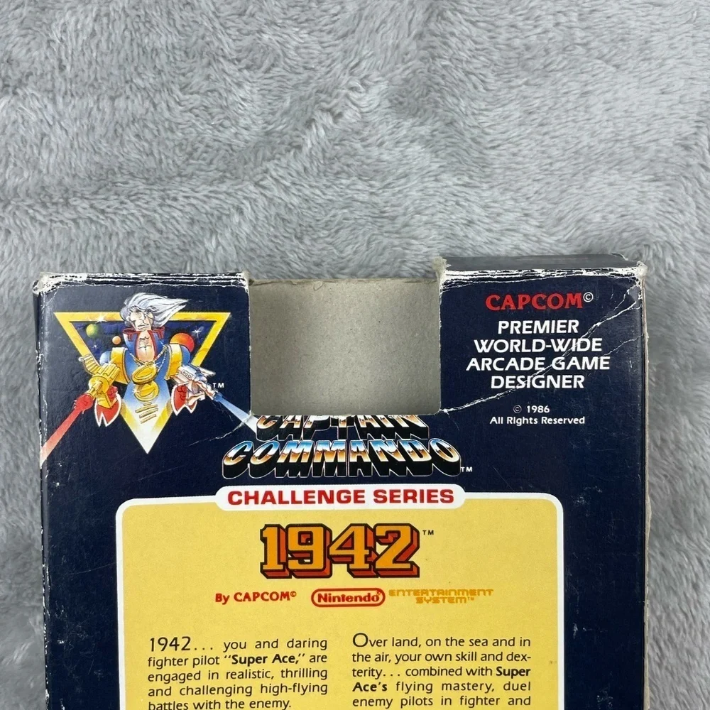1942 Nintendo NES Authentic Original BOX ONLY